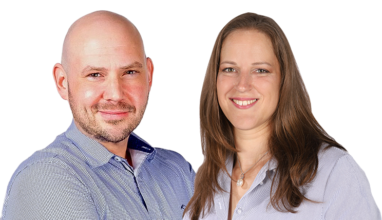 Our sales team in one picture. On the left Dennis Helmchen, in the middle Gabriella Balogh and on the right Jörg Ihling-Höfer